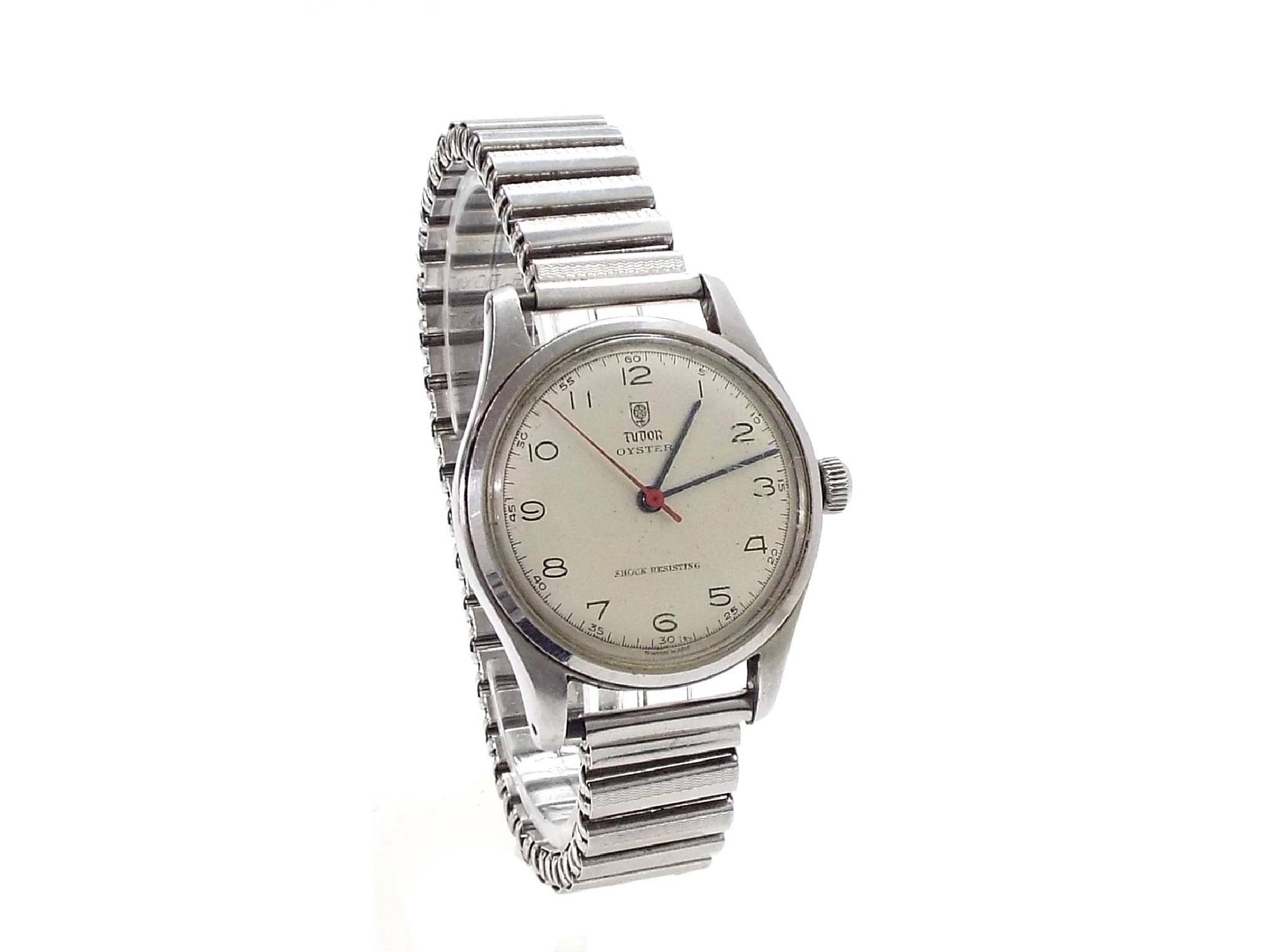 Appraisal: Tudor Oyster stainless steel gentleman's wristwatch ser no circa circular