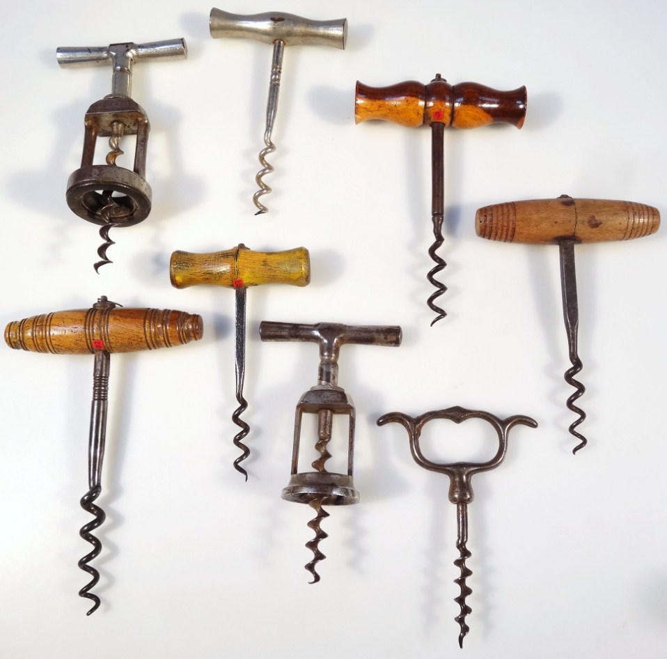 Appraisal: A Monopol type corkscrew in steel with articulated centre probably