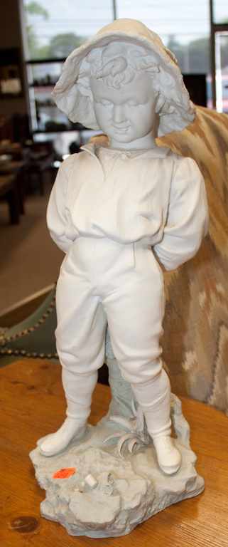 Appraisal: German bisque porcelain figure of a child Estimate - No