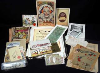 Appraisal: Medical Almanacs ANTIQUE ADVERTISING EPHEMERA Jayne's Hoofland Herbalist Cambell Jello