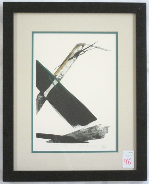 Appraisal: TOKO SHINODA LITHOGRAPH Japanese born Titled Morning Image measures x