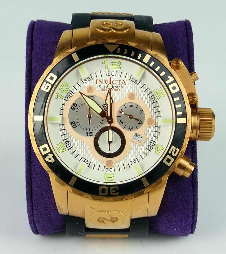 Appraisal: INVICTA CHRONOGRAPH METER WATCH The watch was bought on a