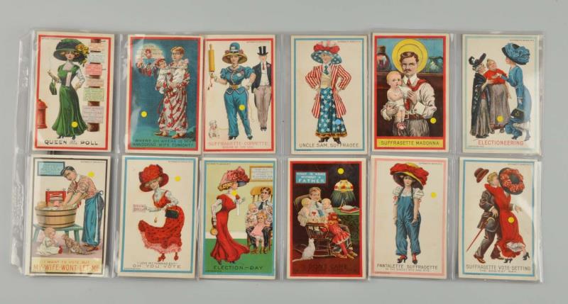 Appraisal: Dunston-Weiler Suffrage Series Postcard Set This lot includes what we