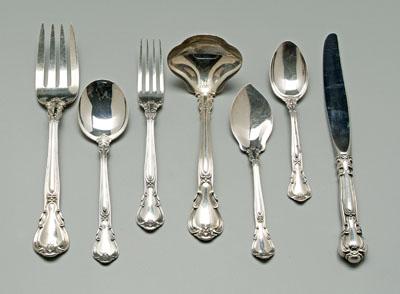 Appraisal: Gorham Chantilly sterling flatware pieces no monograms oz T excluding