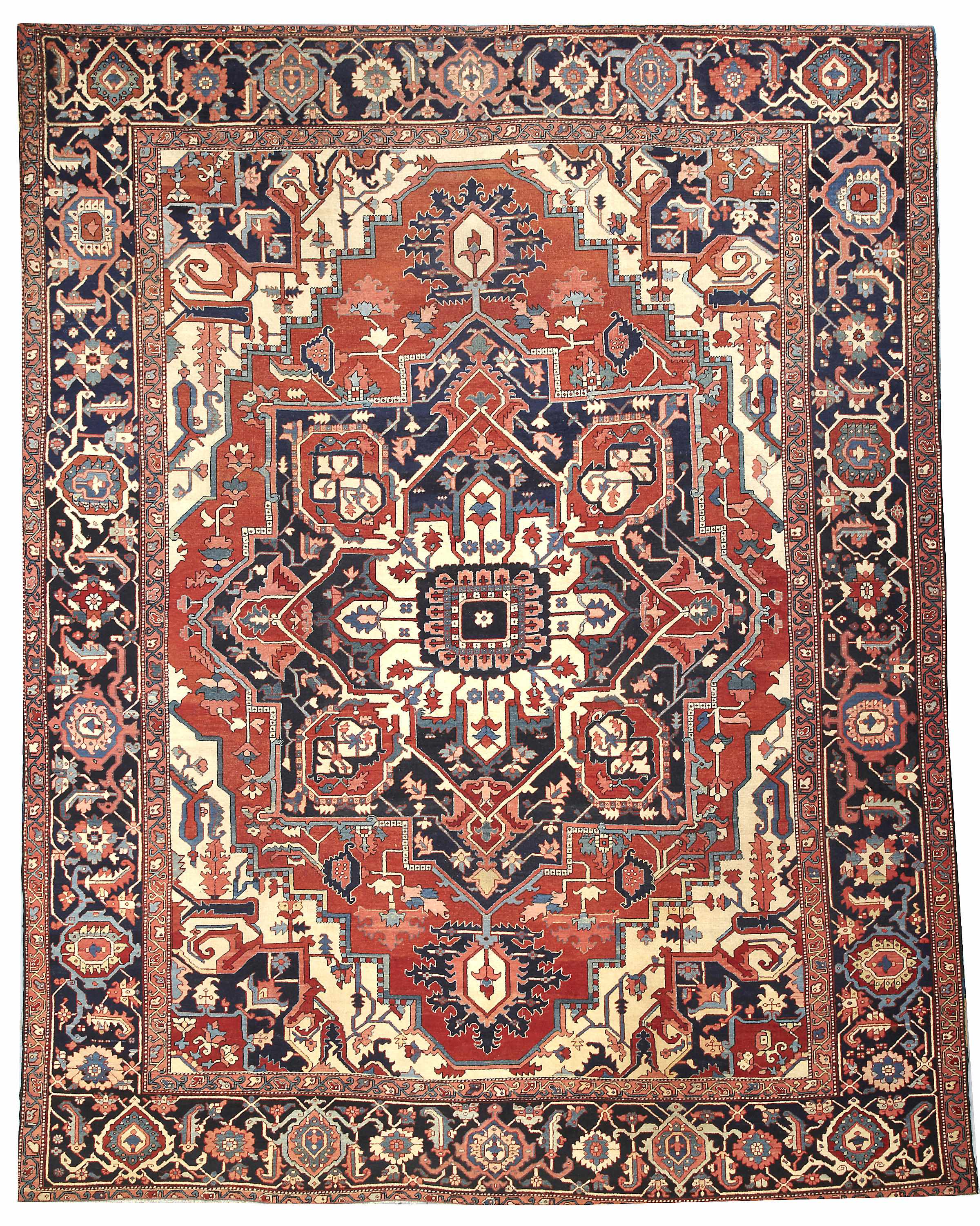 Appraisal: A Serapi carpet Northwest Persialate th centurysize approximately ft x