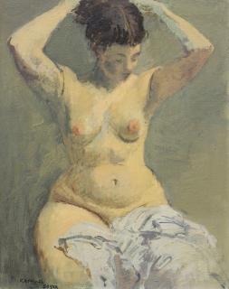 Appraisal: Painting Raphael Soyer Raphael Soyer American - Untitled Seated Female