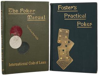 Appraisal: Gambling Two Early Poker Books Including Foster s Practical Poker