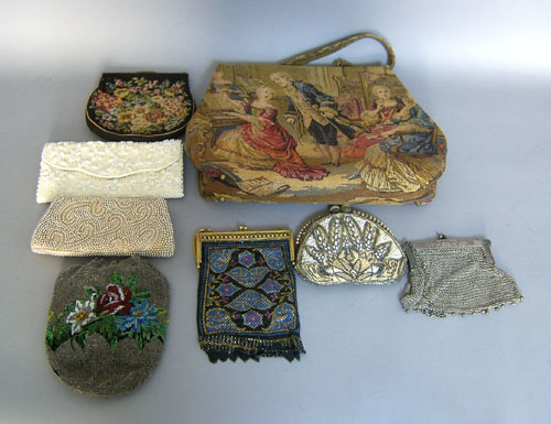 Appraisal: Group of early purses