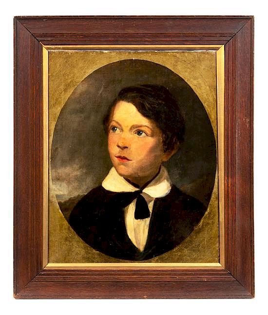 Appraisal: Artist Unknown Late th Century Portrait of a Boy Artist