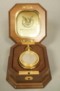 Appraisal: FRANKLIN MINT Collector Morgan Silver Dollar Pock FRANKLIN MINT Collector