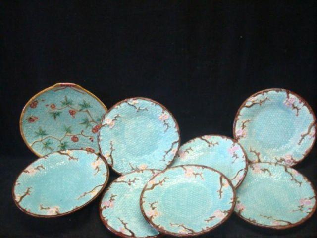 Appraisal: Lot of Majolica Plates From a New Rochelle estate