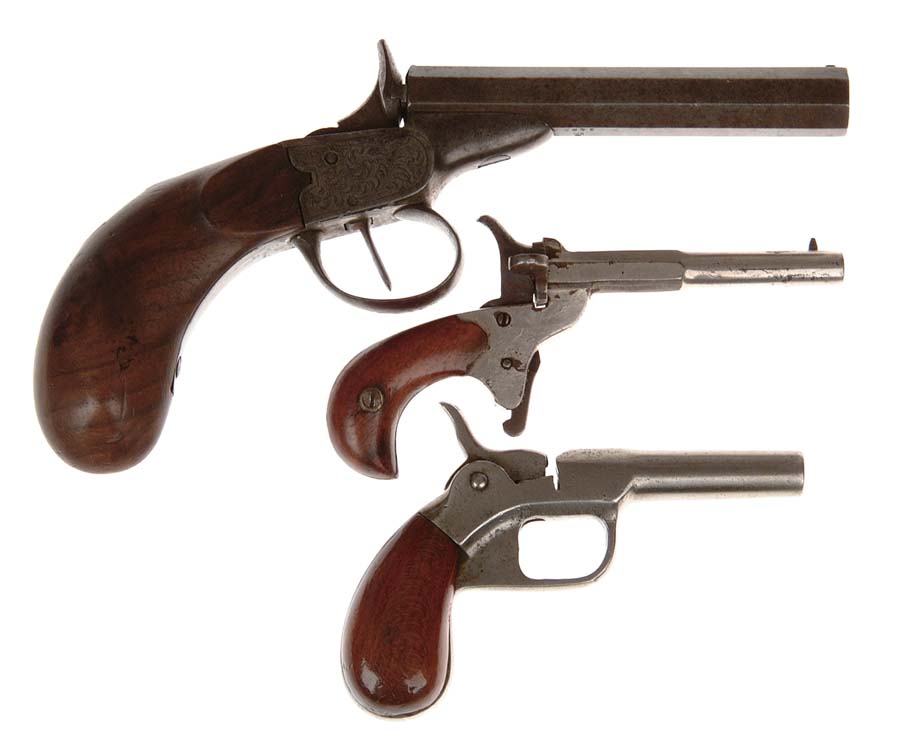 Appraisal: LOT OF TWO FLOBERT PISTOLS ONE BLANK PISTOL Medium frame