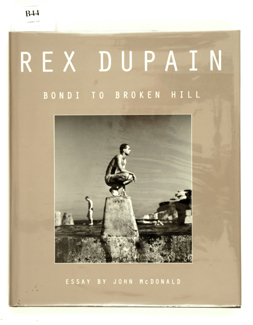 Appraisal: McDONALD John Rex Dupain Bondi to Broken Hill Hard cover