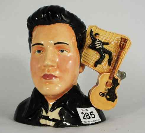 Appraisal: Royal Doulton Large Character Jug Elvis Jail House Rock EP