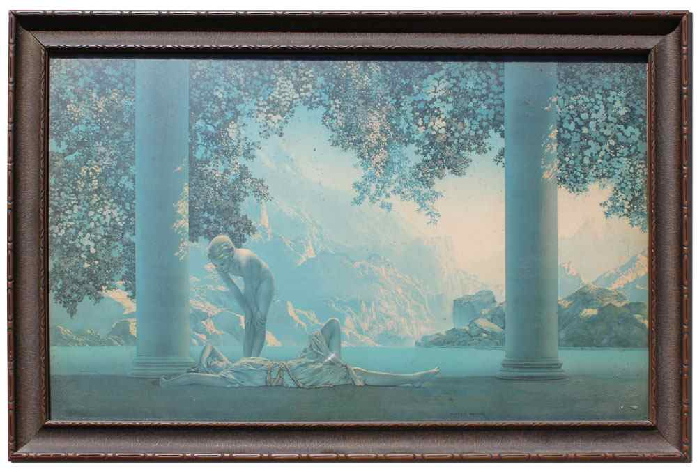 Appraisal: PARRISH Maxfield American - ''Daybreak'' House of Art Print ''