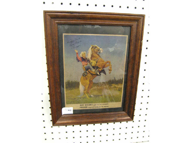 Appraisal: Roy Rogers Trigger Print