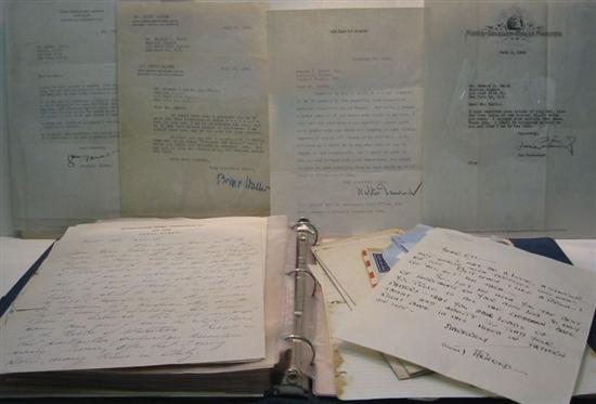 Appraisal: OPERA Group of over Autograph Letters Signed or Typed Letters