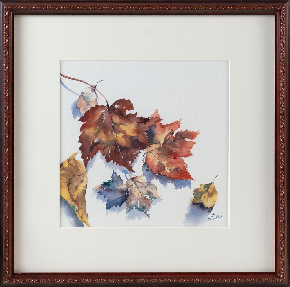 Appraisal: KATIE TRINKLE LEGGE MASSACHUSETTS B AUTUMN COLOR WATERCOLOR ON WOVE