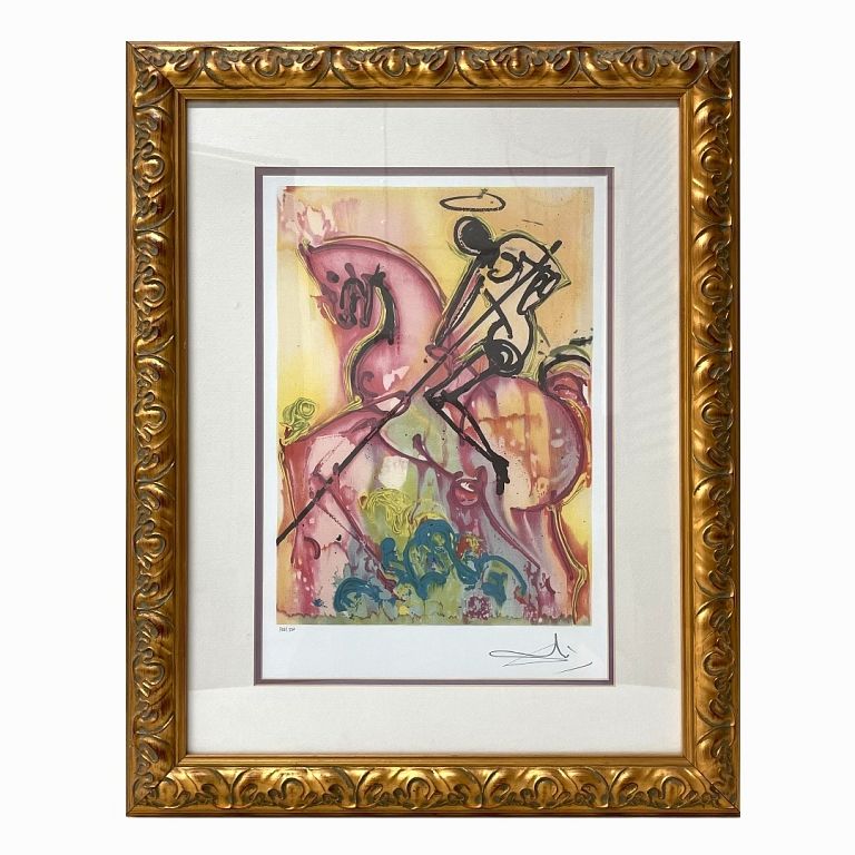 Appraisal: Salvadore Dali St George et le Dragon Salvadore Dali St