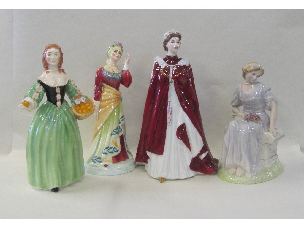 Appraisal: Royal Worcester figure of the Queen dressed in the Robes