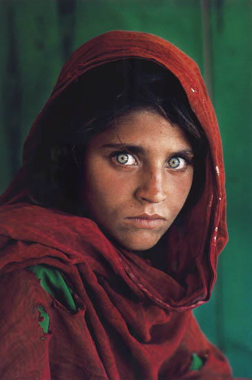 Appraisal: MCCURRY STEVE - Afghan Girl Cibachrome print x inches x