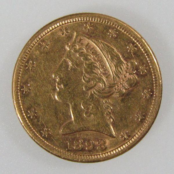 Appraisal: -S Liberty Gold in XF- extremely fine condition