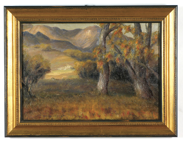 Appraisal: JOHN DOMINIQUE OIL ON CANVAS Oregon California - F Fernando