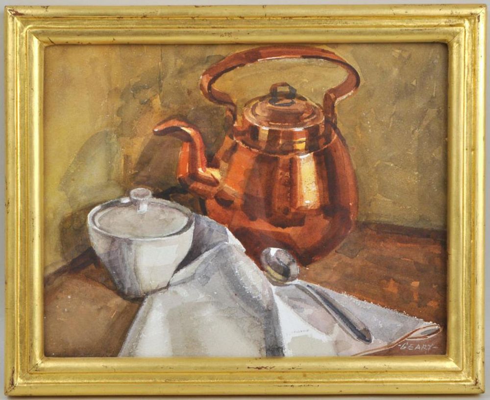 Appraisal: Frank Geary Kitchen Still Life W C American th c