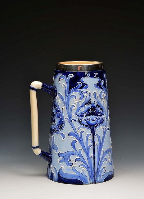 Appraisal: William Moorcroft for James Macintyre and Co Ltd Florianware jugunderglazed