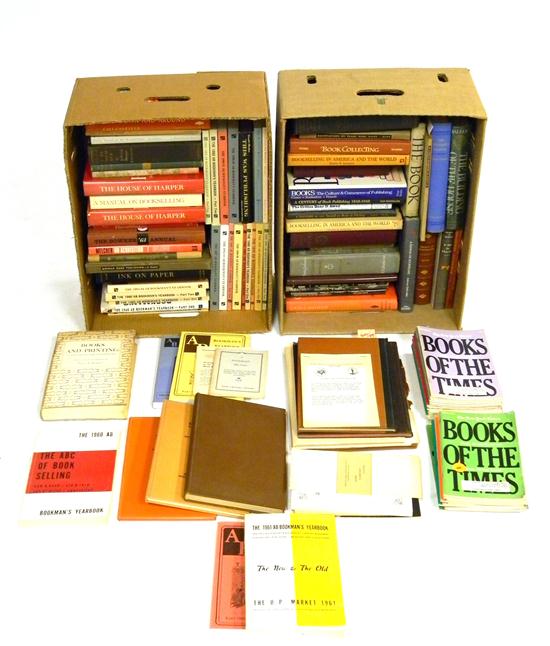 Appraisal: Large selection of books about books and publishing plus AB