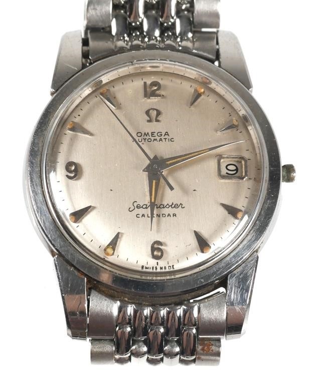 Appraisal: Vintage Omega Automatic Seamaster Calendar wristwatch with stainless steel Omega