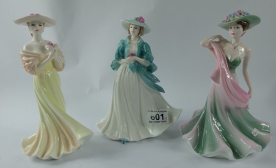 Appraisal: Coalport ladies of fashion figures Penelope Ann Cynthia and Summer