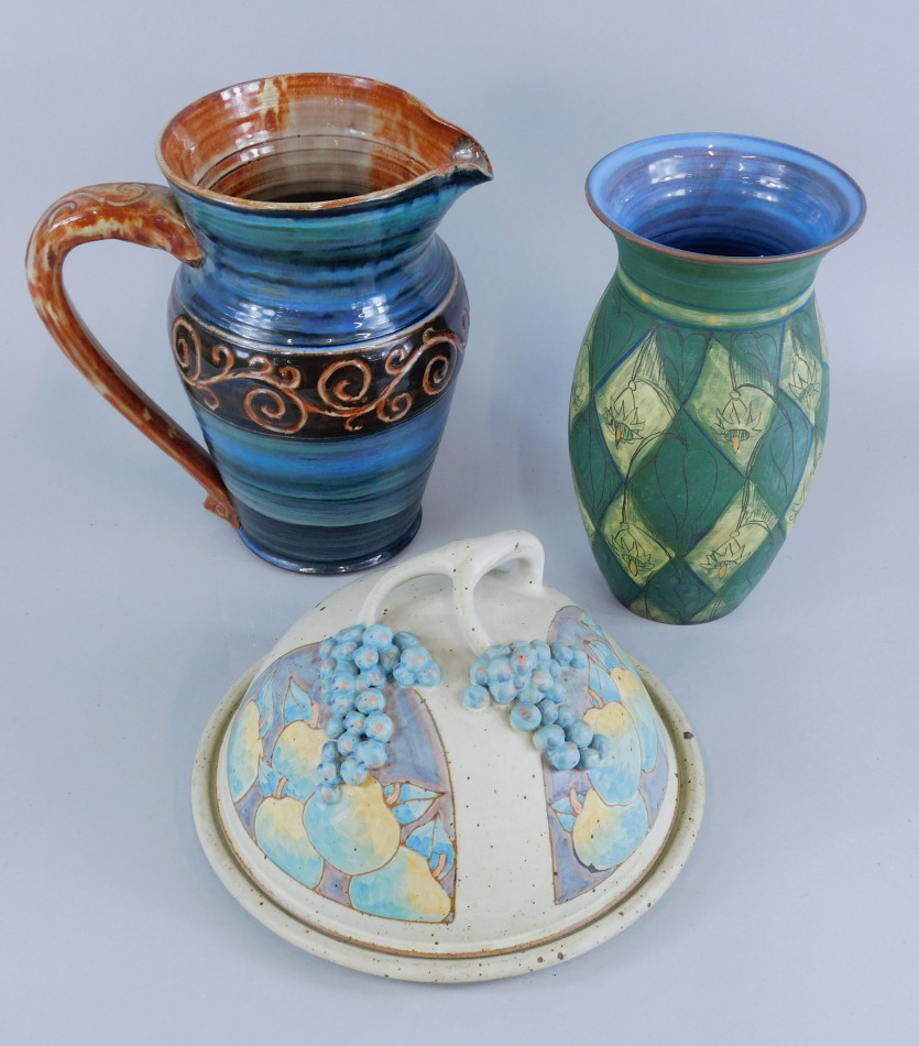 Appraisal: A collection of Studio pottery to include a Wold jug