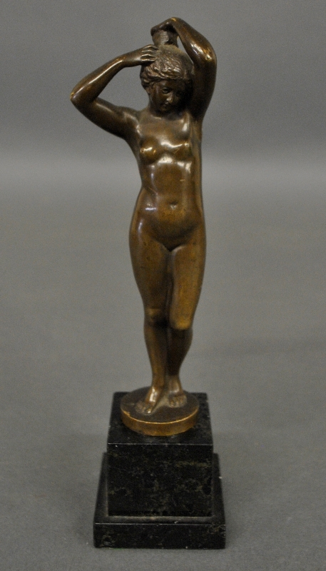 Appraisal: - Bronze of a female nude signed Otts RA c