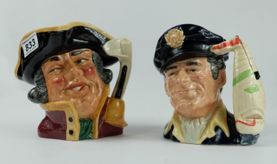 Appraisal: Royal Doulton Large Character Jug Town Crier D and Yachtsman