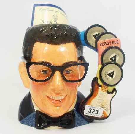 Appraisal: Royal Doulton Large Character Jug Buddy Holly D Limited Edition