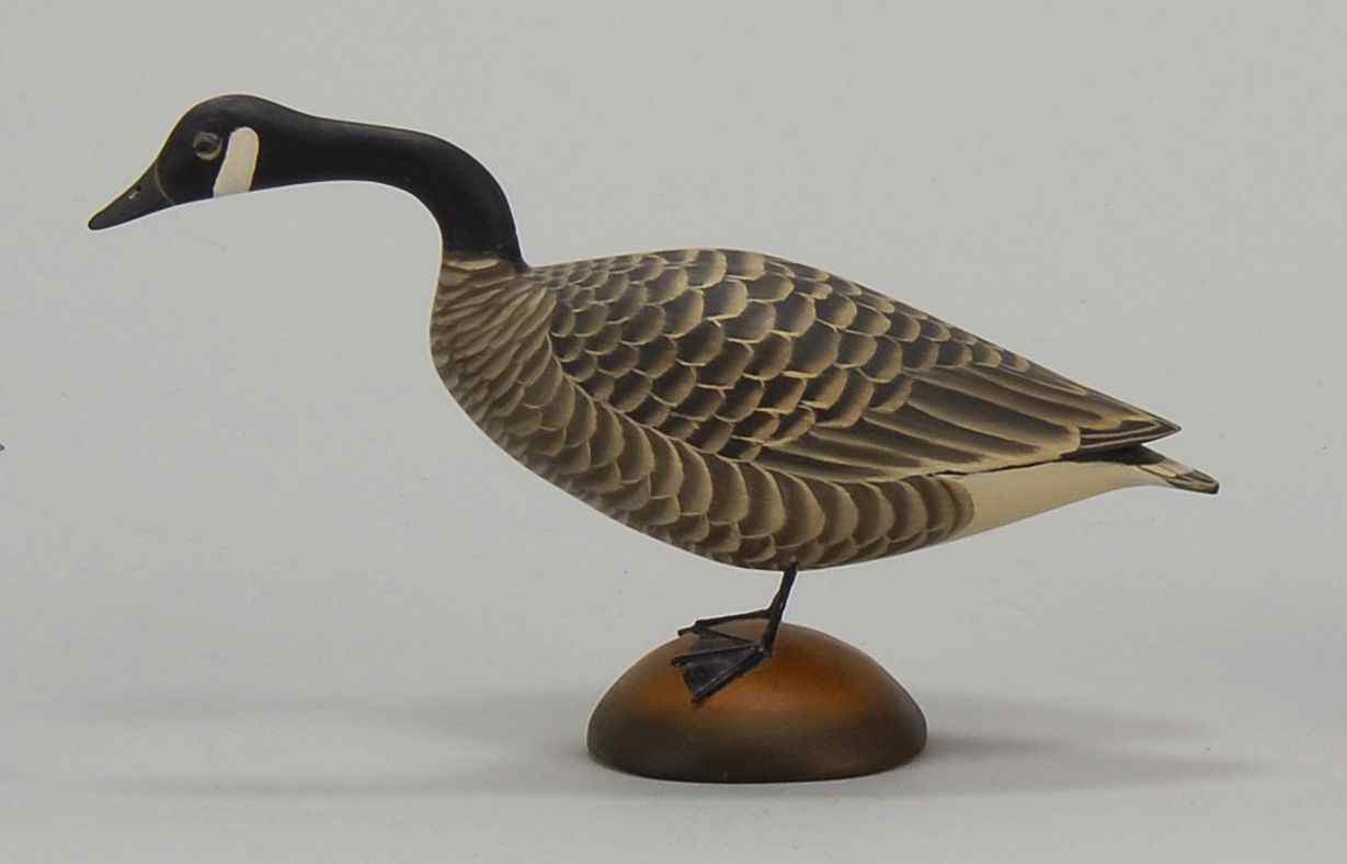 Appraisal: MINIATURE CANADA GOOSEBy James Lapham of Dennisport Massachusetts Signed on