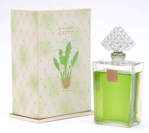 Appraisal: COTY Muguet perfume bottle in crystal sealed with label in