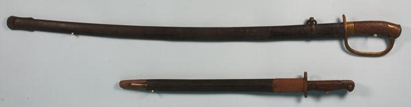 Appraisal: Two weapons to include one th Century sword having wood