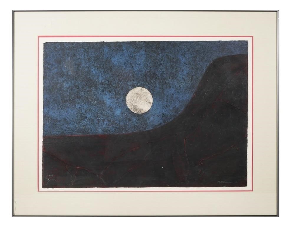 Appraisal: Color Mixograf a print by Rufino Tamayo Mexican - Paisahe