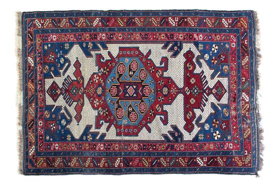 Appraisal: Sale Lot A Kazak Wool Rug azerbaijan circa feet inches