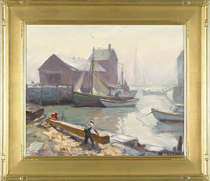 Appraisal: EMILE ALBERT GRUPPE American - MOTIF Oil on canvas Rockport