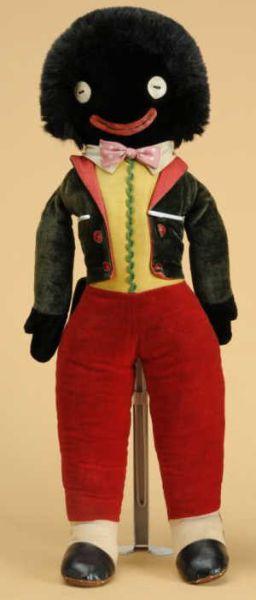 Appraisal: Early English Velveteen Golliwog England ca s possibly Merrythought a