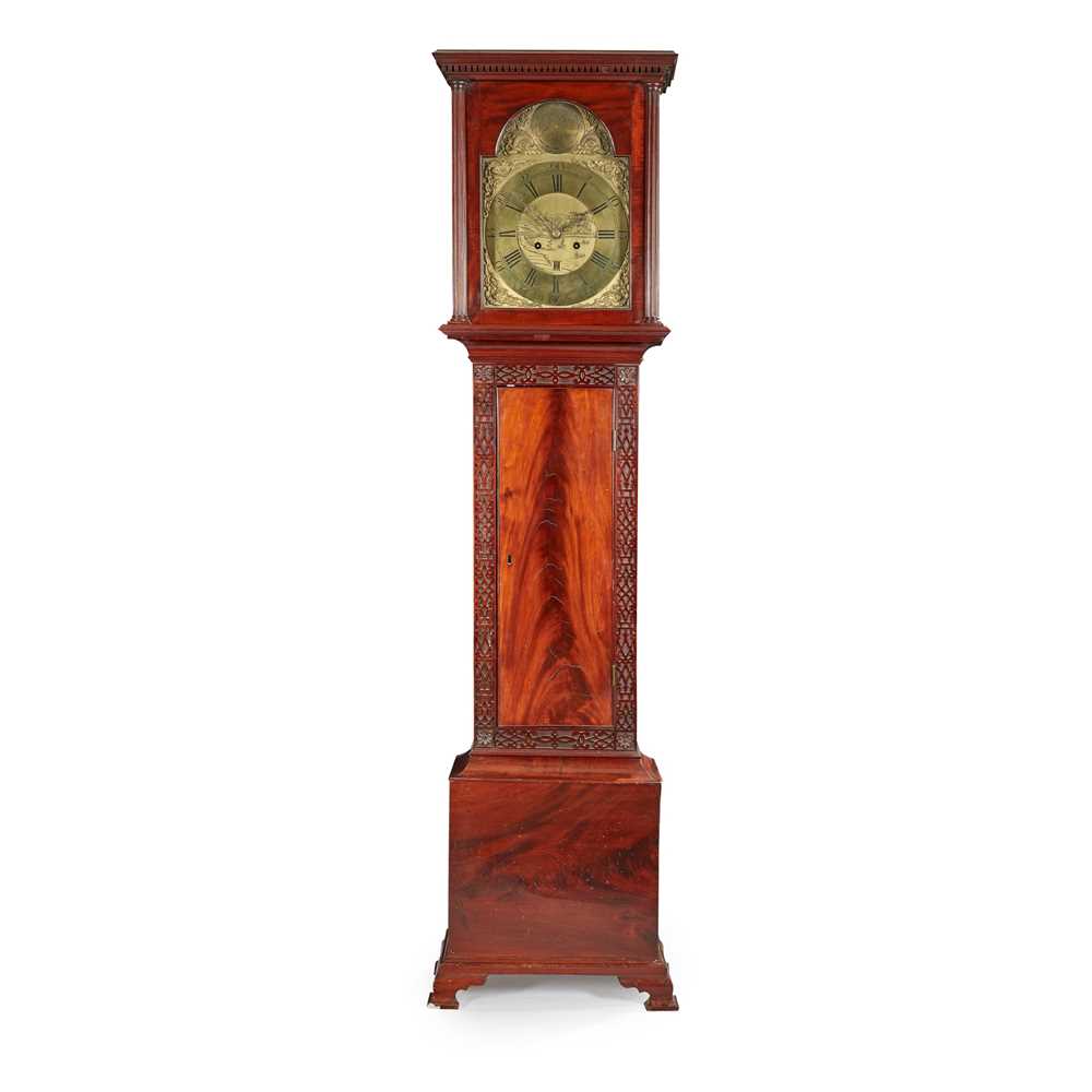 Appraisal: A SCOTTISH GEORGE III MAHOGANY LONGCASE CLOCK BY JOHN BARR