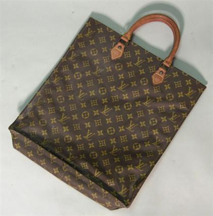 Appraisal: Louis Vuitton monogram canvas Sac Plat s height width depth