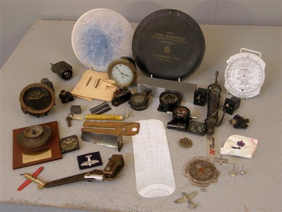 Appraisal: Collection of World War II and later aircraft gauges aircraft