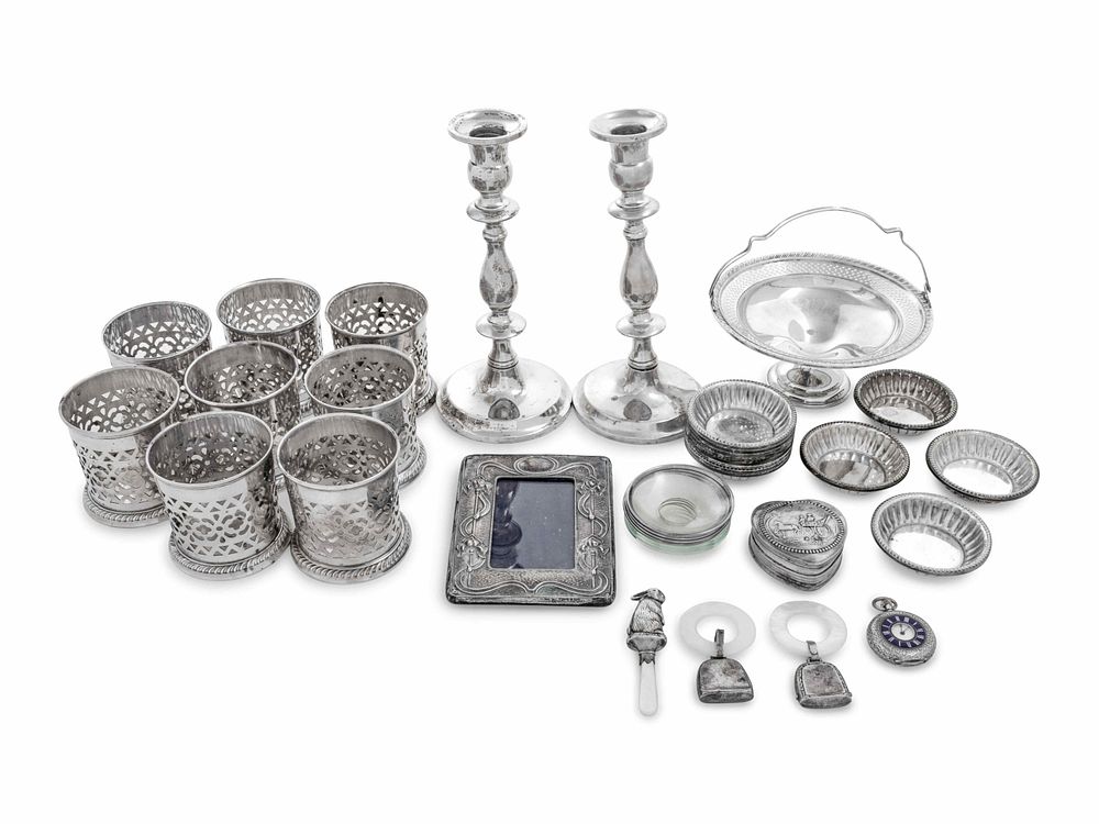 Appraisal: A Collection of Silver Items A Collection of Silver Items