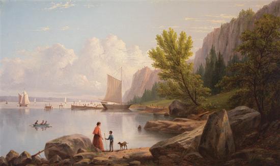 Appraisal: WILLIAM RICARBY MILLER American - The Palisades Near Piermont oil