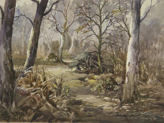 Appraisal: Keith Burtonshaw three watercolours of Kent all of Hayes Common