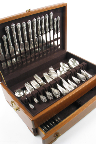 Appraisal: AN PIECE MAYER BROTHERS STERLING SILVER FLATWARE SET AND PRESENTATION